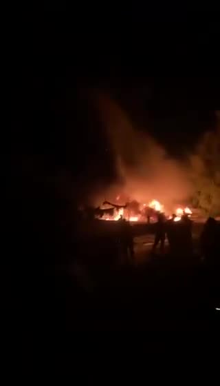 The situation in Syria: Tents of displaced Syrians were burned by residents in