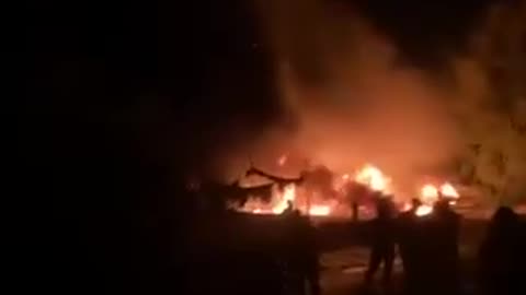 The situation in Syria: Tents of displaced Syrians were burned by residents in