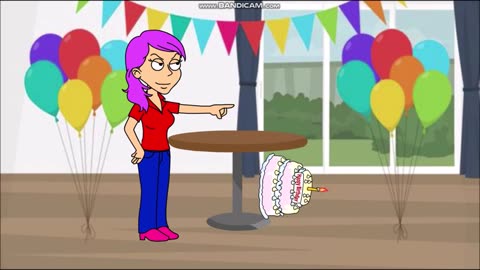 Brooke Throws JasonTheMarioandRealRacing3CarsFanatic2010's Birthday Cake To The Ground/GD