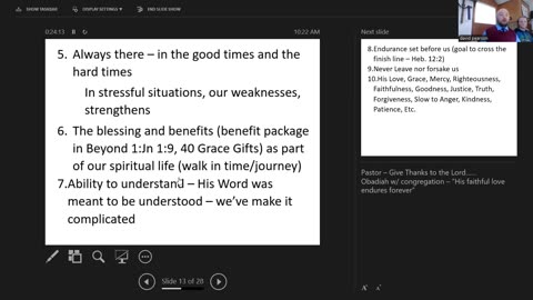Sunday November 23, 2025 Thanksgiving: In the Right Perspective