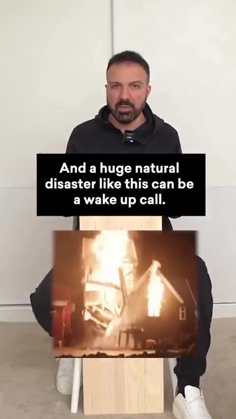 Why do Americans build with wood?