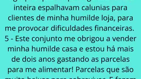 A Justiça Brasileira destruiu minha casa!