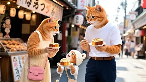 Papa Cat Misses Ginger Kitten 😿, A Surprise Gift from Papa Cat's Heart 💕 _ Funny Cat Videos