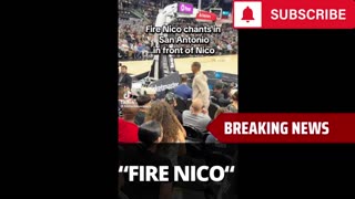 Fire Nico Chants Break Out In San Antonio