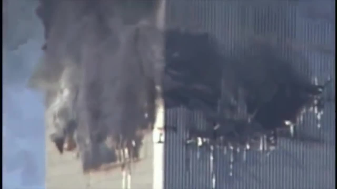 911 World Trade Center Damage And Fires Before Collapse (Northeast Corner)