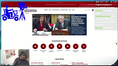 Congressman Tom McClintock's Conference Call and my response