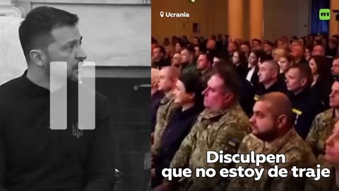 Zelenski se disculpa por su atuendo y gana aplausos