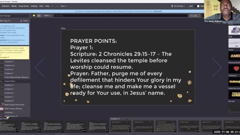 Power To Triumph || November 6, 2025 || “A Vessel in the Master’s Hand"
