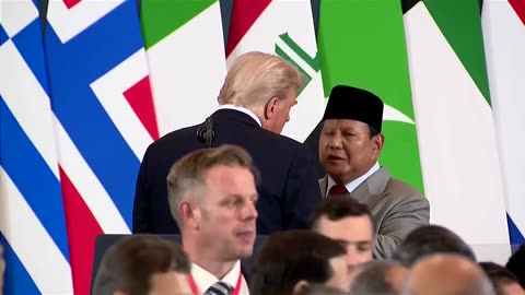Indonesian president asks Trump to meet son Eric in 'hot mic' moment