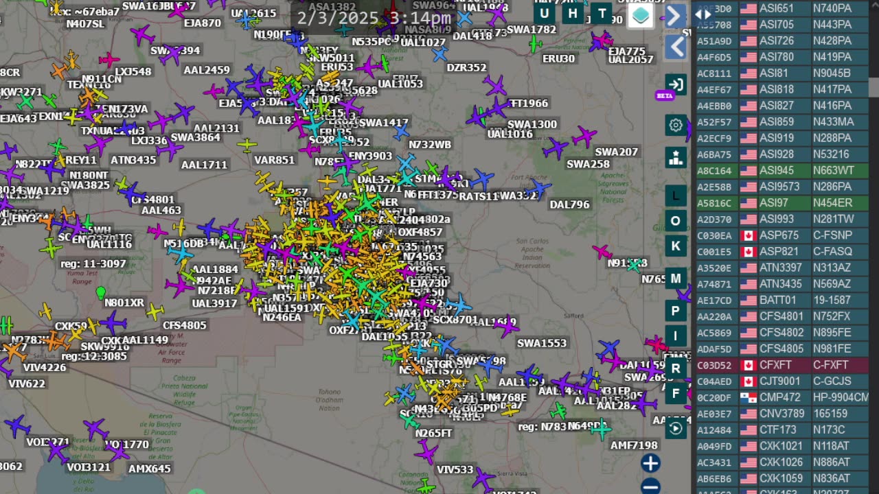 NWO Warfare over Arizona - Feb 3rd 2025 - phx datagate with TempleGate Utah Warfare 2025