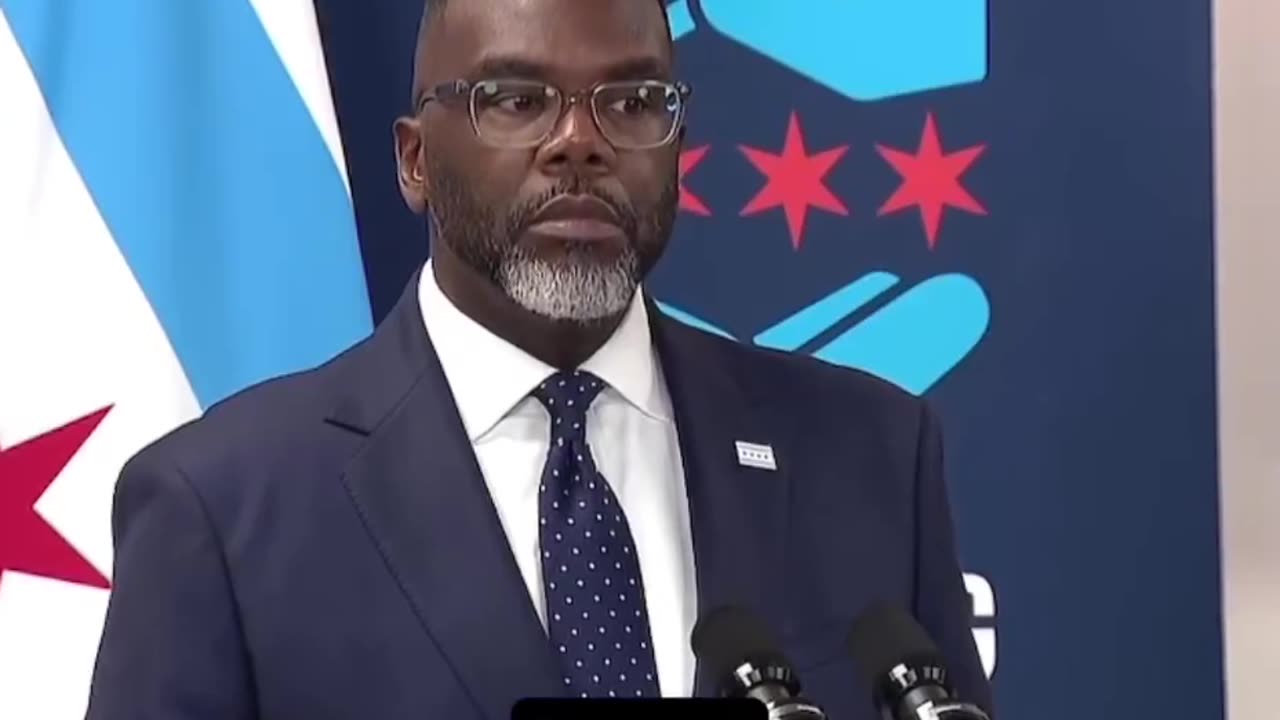 WOW! Watch as Chicago Mayor Brandon Johnson’s goons block him from answering a direct question from