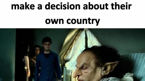 When a European or American Politician Wants to Make a Decision About Their Own Country