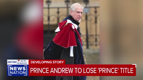 King Charles strips brother Andrew of his royal titles |