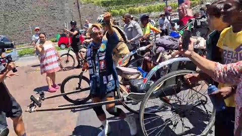 Gump Suzuki's emotional arrival at V&A Waterfront after epic journey across Africa