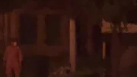 New footage from January 9 captures security forces in Amol, Iran firing shots at protesters.