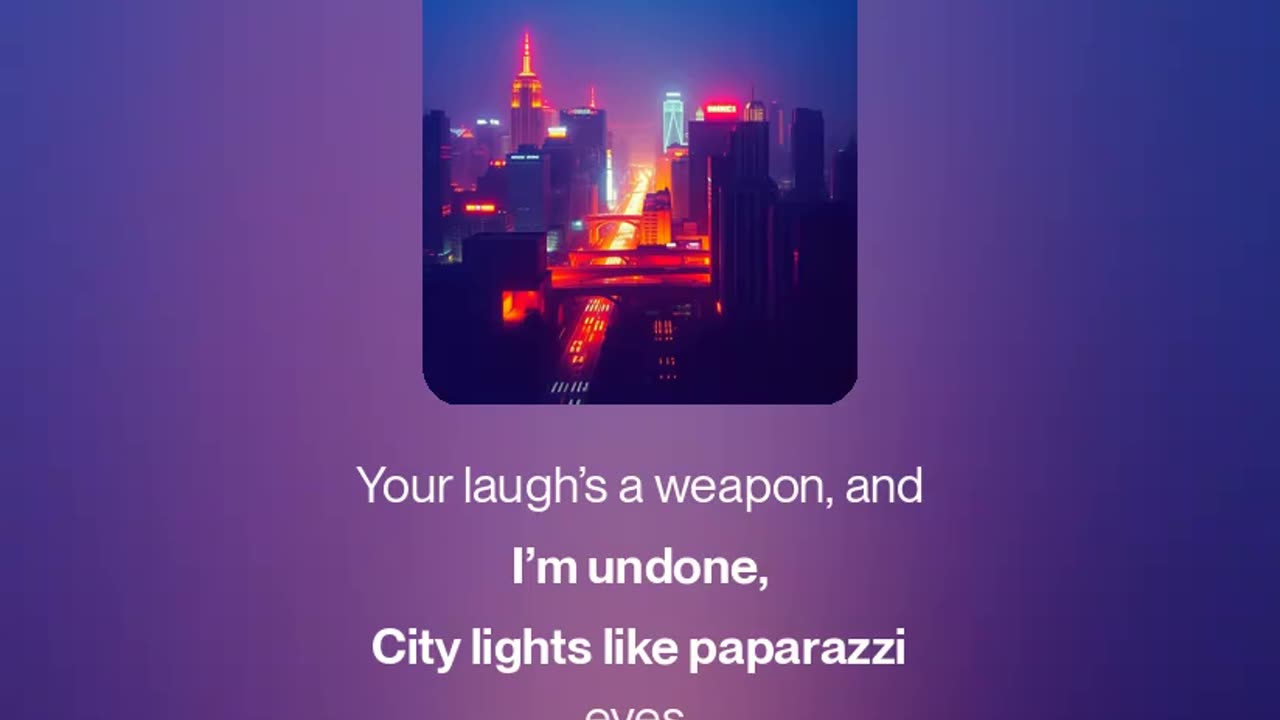 Turn the night into fire, come alive!