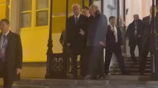 Cordial despedida de Putin a su homólogo kazajo