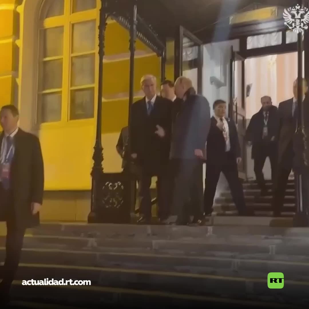 Cordial despedida de Putin a su homólogo kazajo