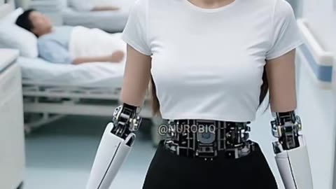 Beautiful Hospital Service by Humanoid Robot#shorts #futuristic #ai #robotgirl #robotics