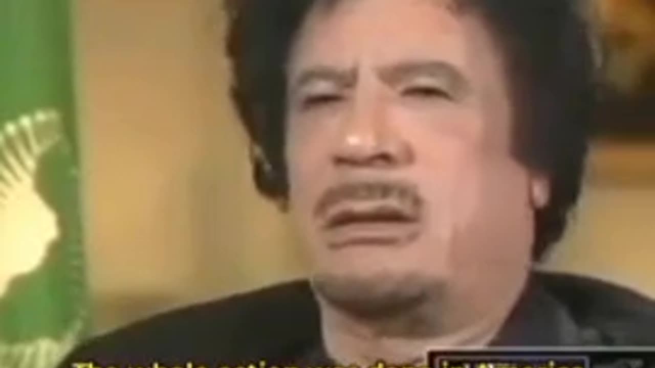 Before Gaddafi was murdered he exposed live on CNN it wasn’t Osama Bin Laden