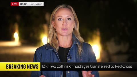 Two coffins of hostages transferred to Red Cross, IDF says