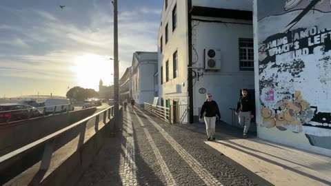 Ponta Delgada Walking Tour on a sunny 🔆 warm Sunday, Sao Miguel Azores Portugal 🇵🇹 - 12.01.2025 #IRL