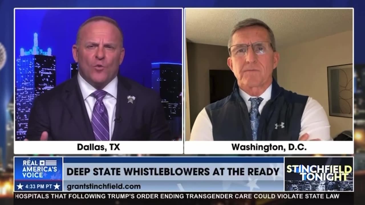 Great interview with General Flynn and Grant Stinchfield about the traitors within