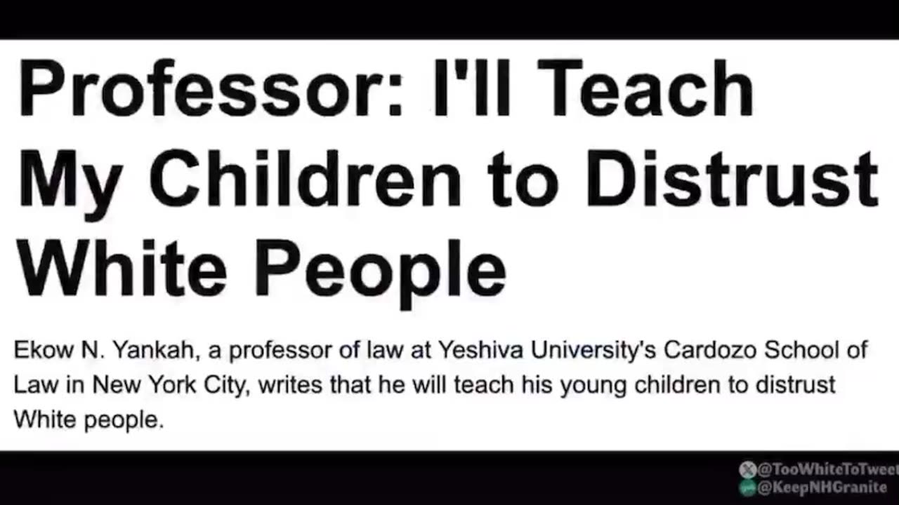 STOP the Antiwhite hate, discrimination & propaganda