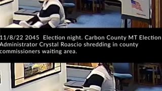 Montana election official caught on camera SHREDDING BALLOTS.