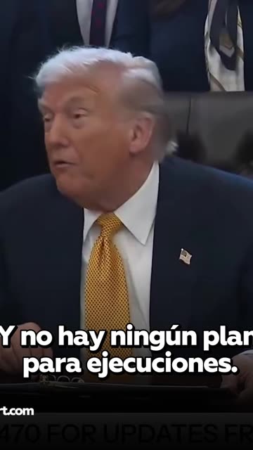 Trump: "Nos han dicho que los asesinatos en Irán han cesado"