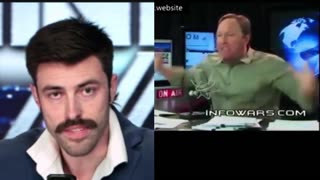 Alex Jones Moustache Rant with Ian Carroll