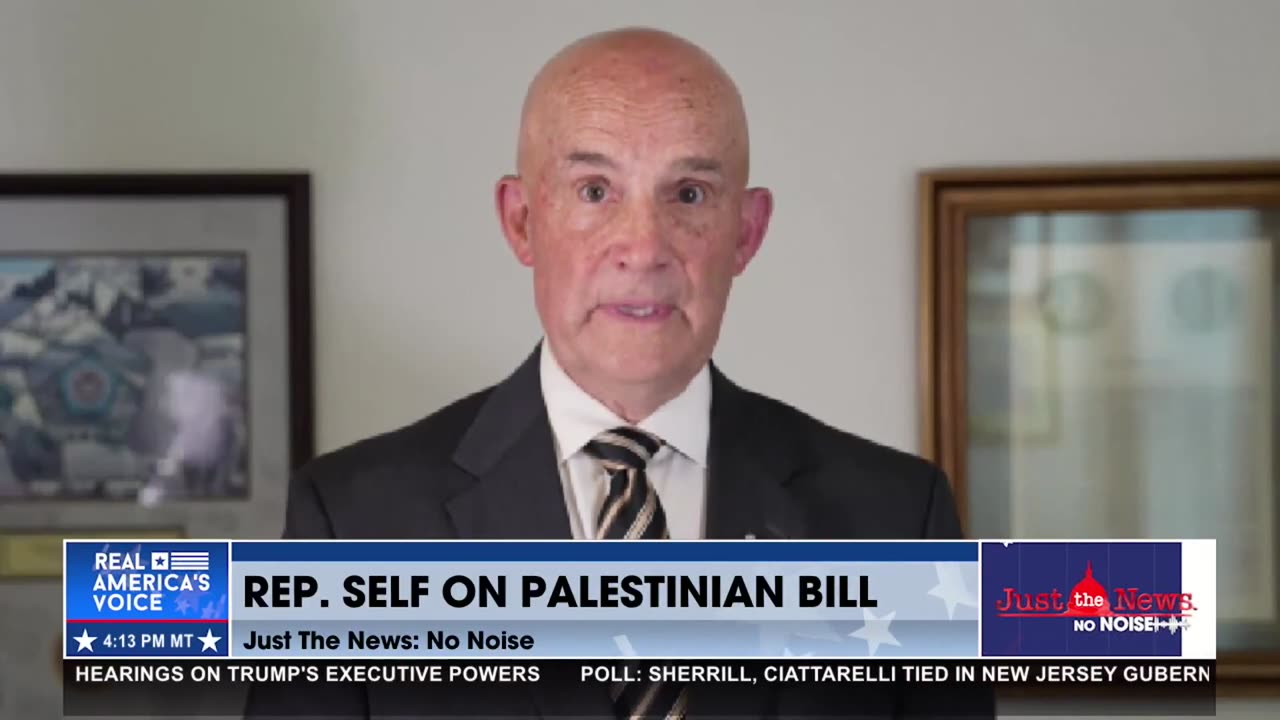 REP. SELF ON HIS PALESTINIAN BILL