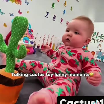 Funny video of a child getting scared by a cat toy video 2025 skc.com 125
