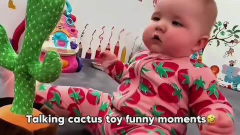 Funny video of a child getting scared by a cat toy video 2025 skc.com 125