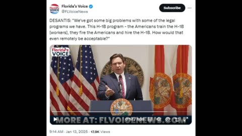 Florida Governor Destantis Calling Special Session For Trump Mass Deporations! (Videos)!