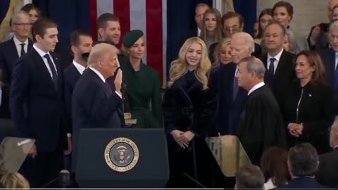 Trump sworn in