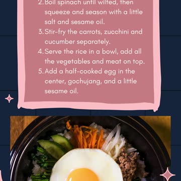 Bibimpap Recipe