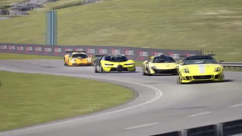 Bugatti Vision GT vs Supercas at Highlands