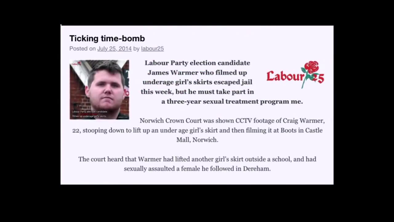IT SEEMS THE #LABOUR PARTY ARE 1 OF THE LARGEST GROOMING GANGS IN THE UK.