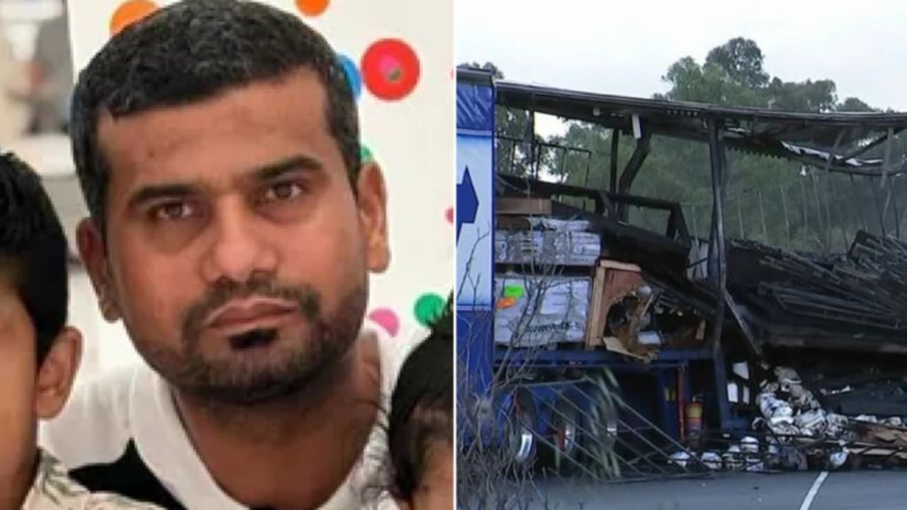 Indian truck driver dies after losing control and crashing into rest stop