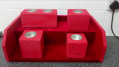 Things I've Made: Valentine's Day Tealight Holders and Display Stand
