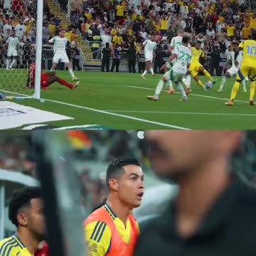 The reaction of the legend Cristiano Ronaldo