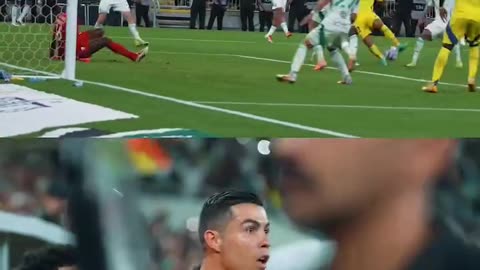 The reaction of the legend Cristiano Ronaldo