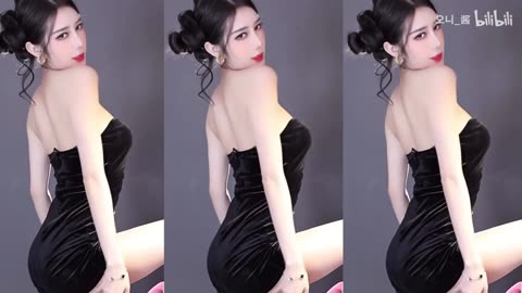 Alluring Jet Black Short Skirt Enthralling Fiery Dance | Daily Beauty EP 1334