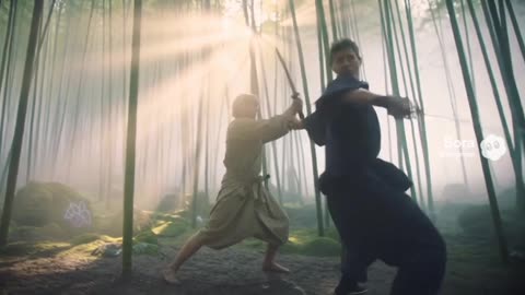 Steve Irwin Samurai Fight with Sam Altman - Sora 2
