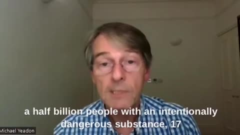 "There was no pandemic, and the lie was maintained in order to inject... 5.5 billion people