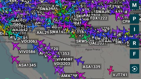 China Invasion on Arizona with AIrplanes - Feb 15th 2025 - no audio -