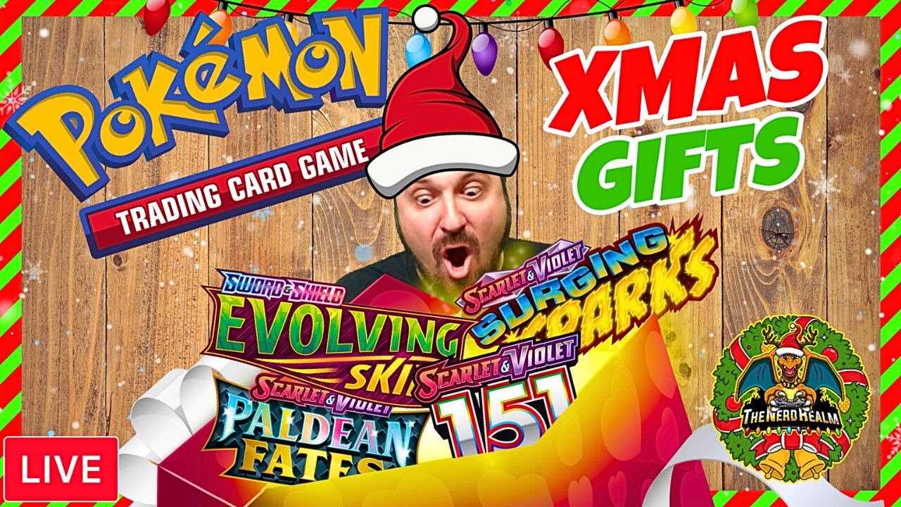 Christmas Eve Pokemon Cards Opening LIVE! Evolving Skies, 151, Surging Sparks, Paldean Fates + More!