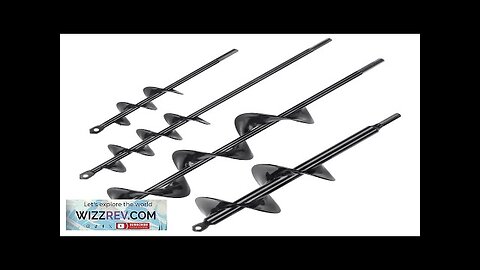 VEVOR Auger Drill Bits for Planting Set of 4 Garden Auger Drill Review