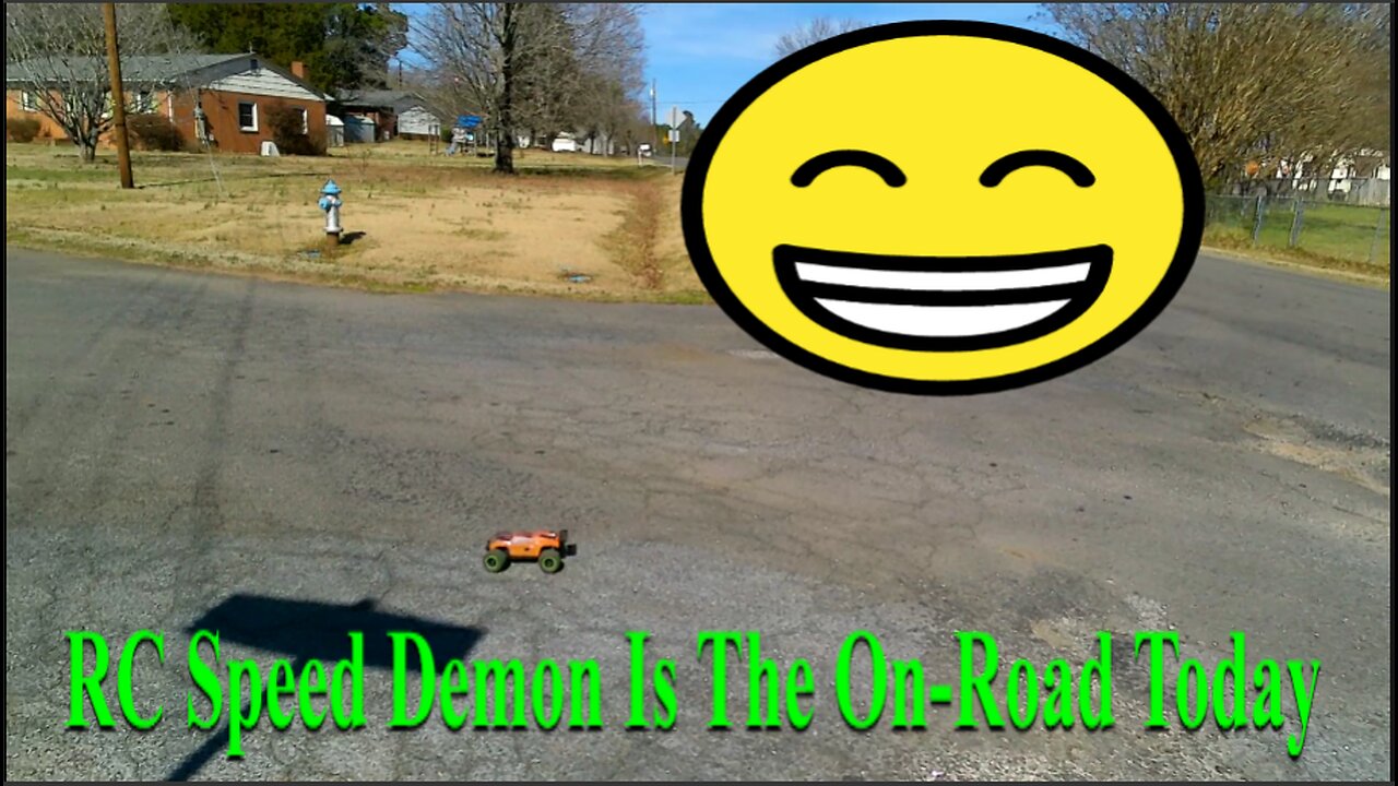 RC Speed Demon On-Road Is Being Lucky Today